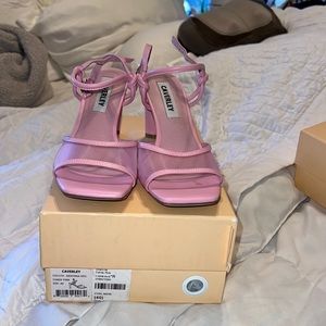 Brand new Caverley Montana Heel in Candy Pink